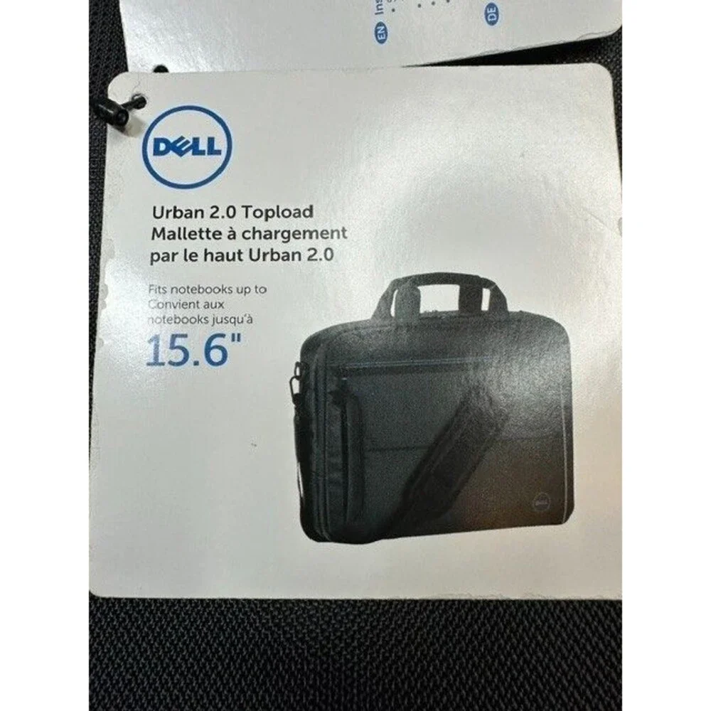 NWT Dell Black Laptop/Notebook Bag 15.6' w/Shoulder Strap- Case Handle Urban 2.0